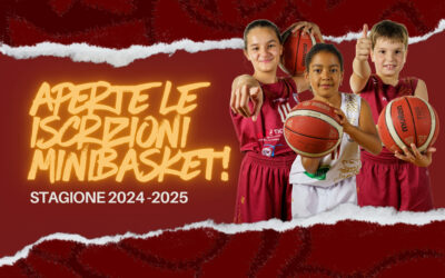 Aperte le iscrizioni per il Minibasket!